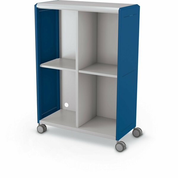 Mooreco Compass Cabinet Grande With Cubbies Navy 60.6in H x 42in W x 19.2in D D3A1J1E1X0